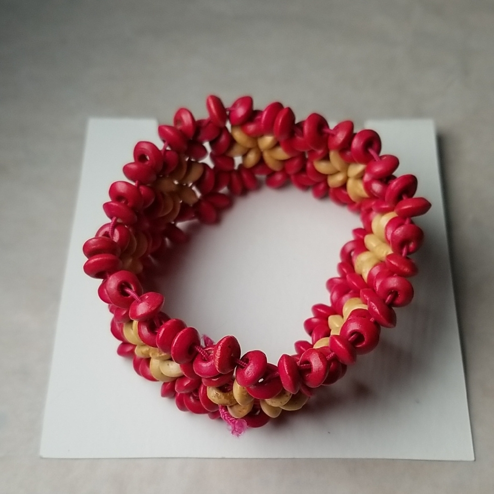 Beaded Flower Bracelet